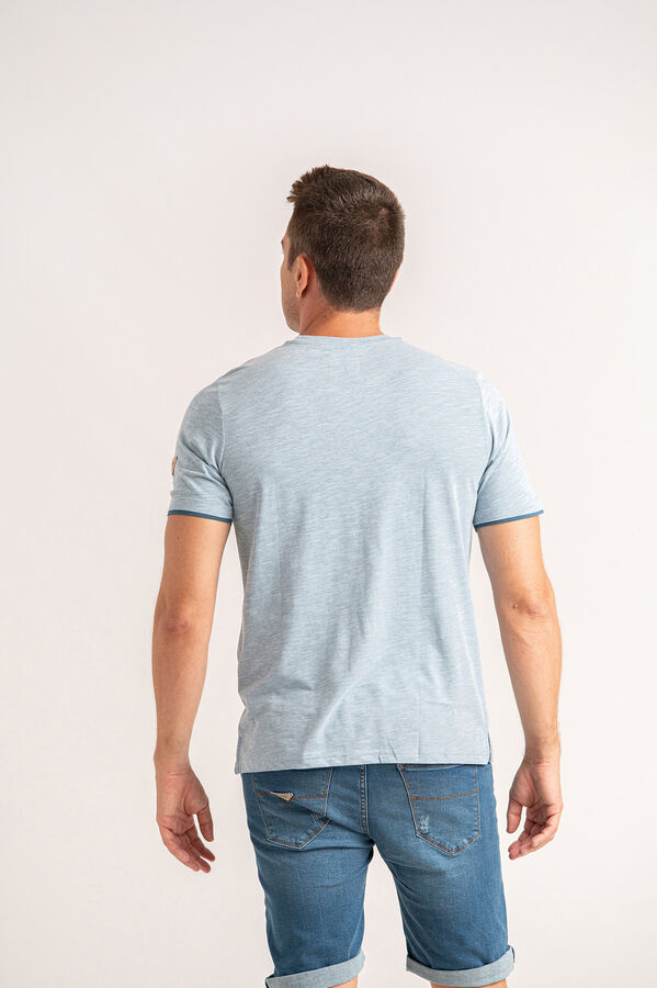 Privata T-shirt b&aacute;sica manga curta Azul