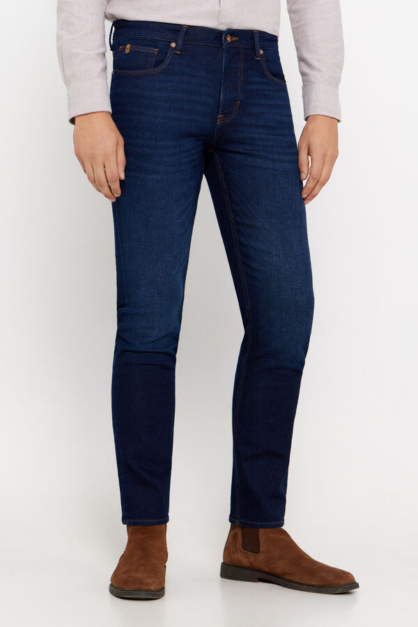 Cortefiel Jeans corte ajustado Azul
