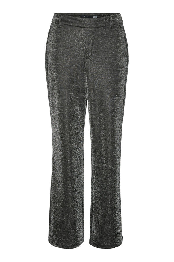 Vero Moda Pantal&oacute;n con lurex Negro