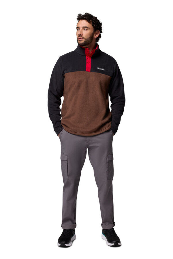 Columbia Forro polar Steens Mountain&trade; II para hombre Marr&oacute;n