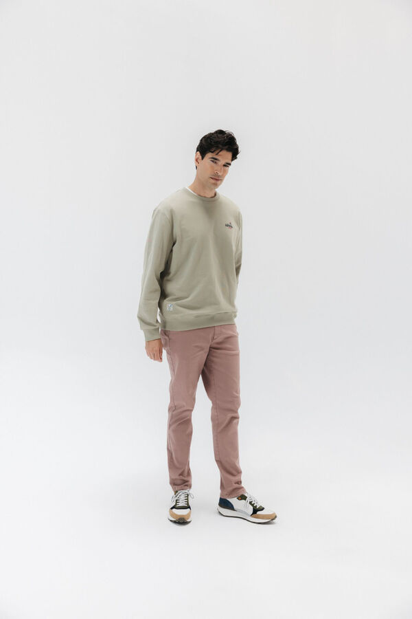 elPulpo Sudadera old school memories Kaki