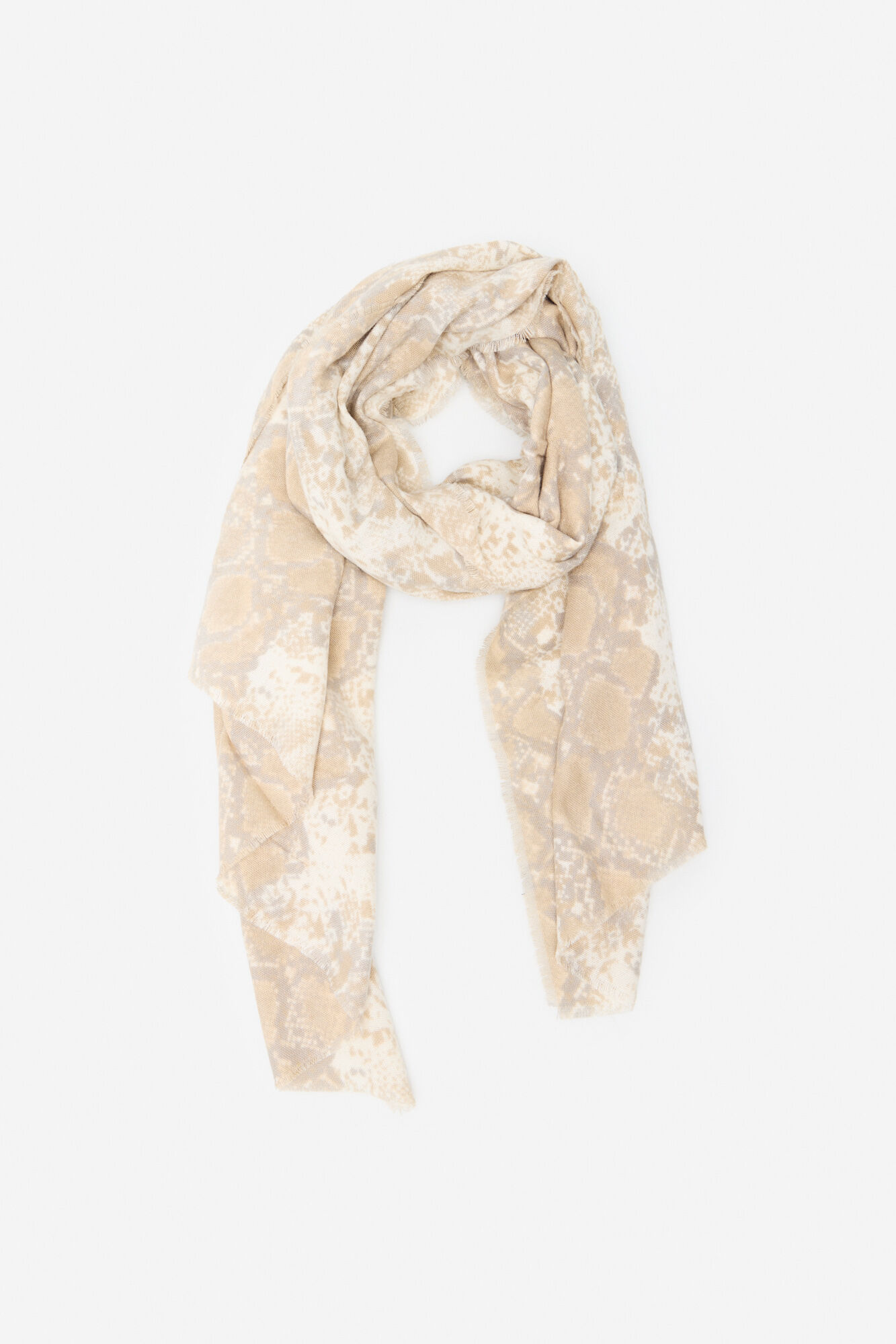 Cortefiel Cachecol com estampado de cobra