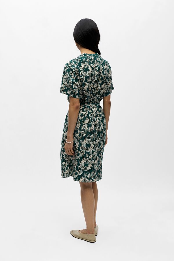 Object Vestido curto estampado Azul