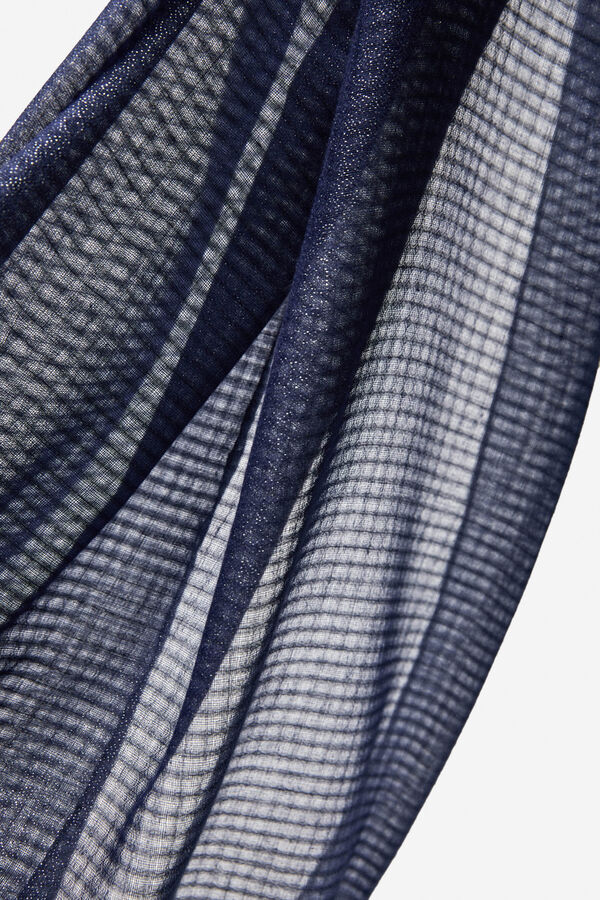 Cortefiel Len&ccedil;o liso e brilhante Azul