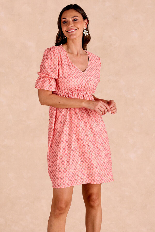 Polín Et Moi Vestido curto floral Senna Subiu