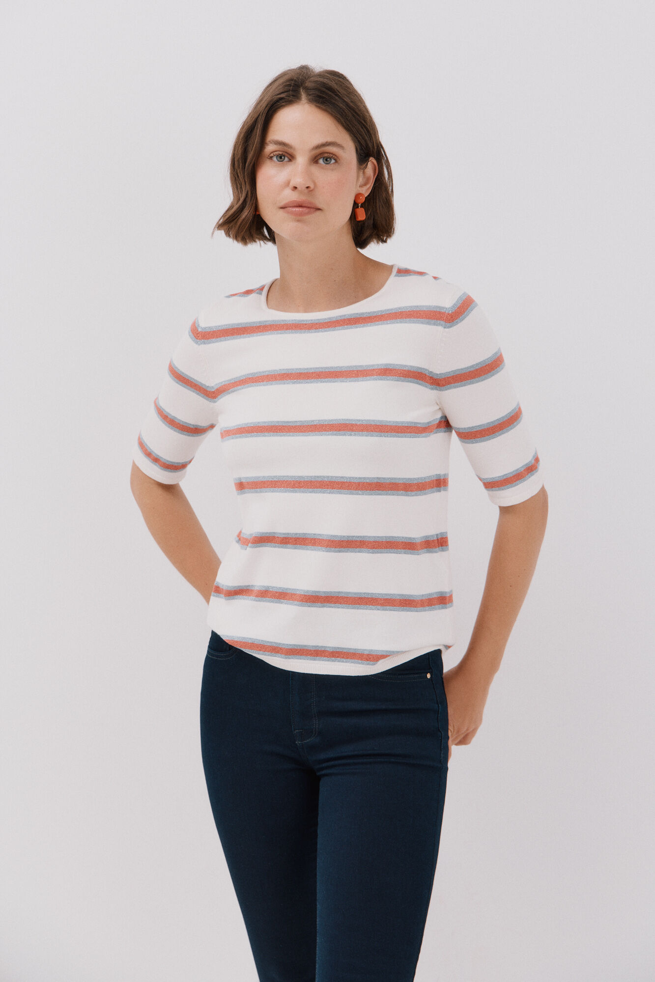 Cortefiel Jersey rayas multicolor