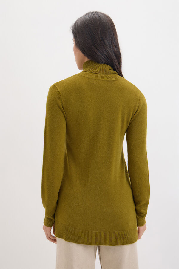 Cortefiel Camisola gola alta Verde