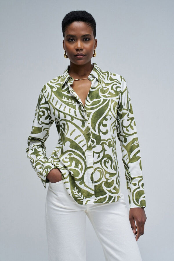 Salsa Jeans Camisa regular Verde