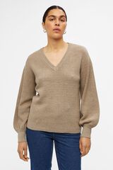 Object Camisola manga balão Cinzento