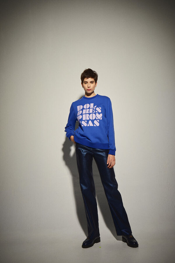 Dolores Promesas Sudadera Azul El&eacute;ctrico Dolores Promesas Azul