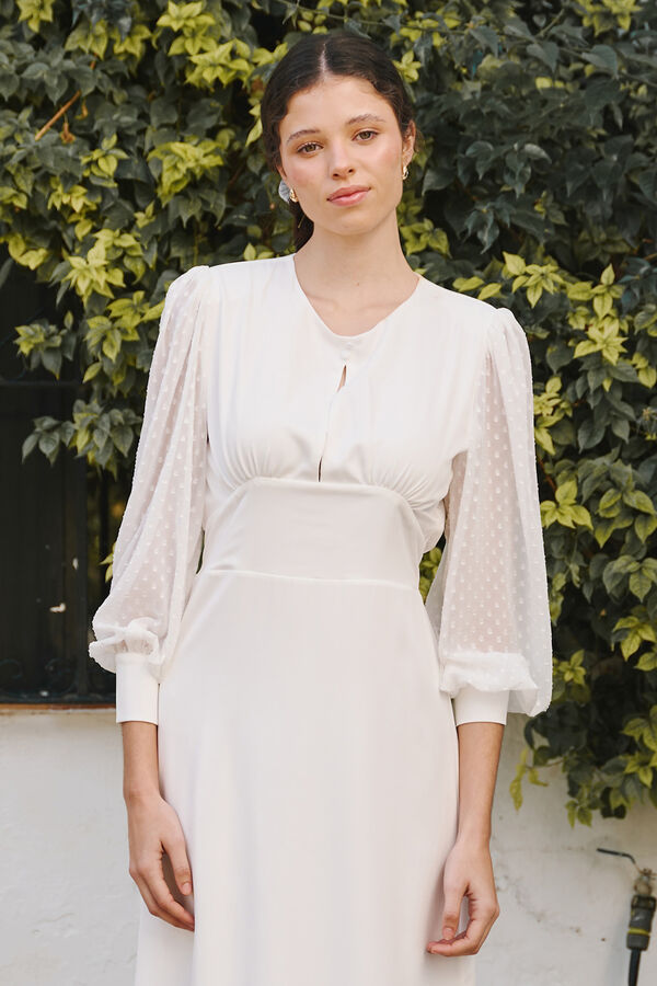 Pol&iacute;n Et Moi Vestido de novia Azalea Blanco