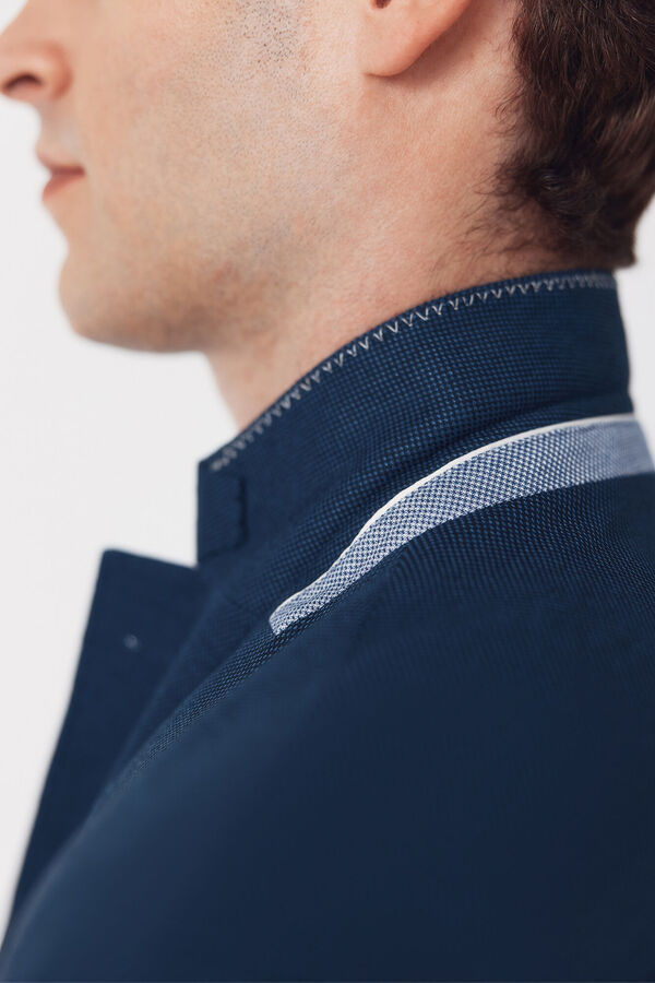 Cortefiel Blazer de malha Azul