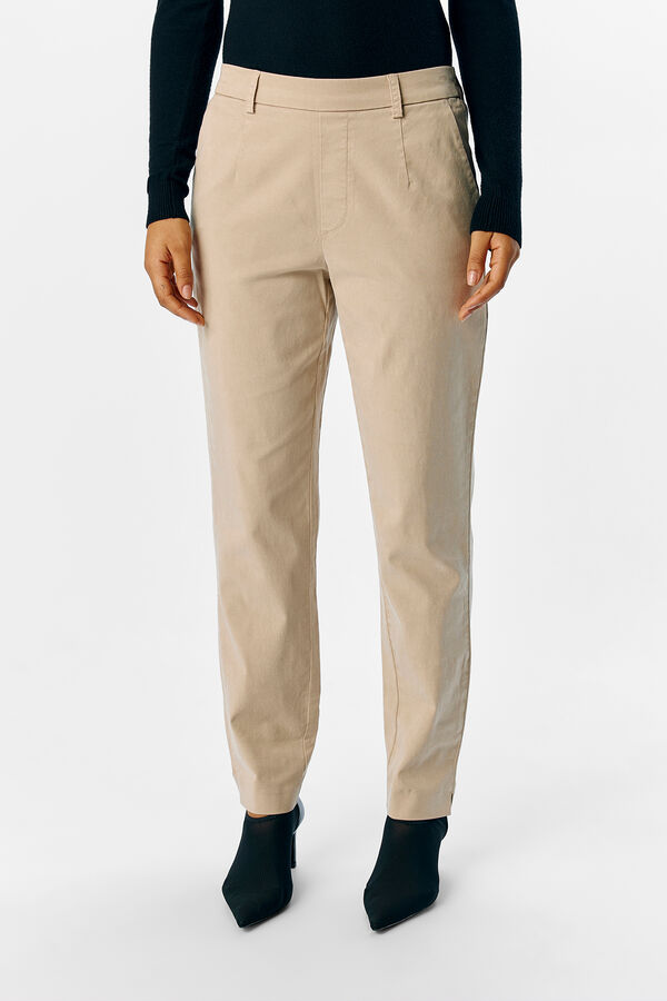 Object Pantal&oacute;n chino sarga Beige
