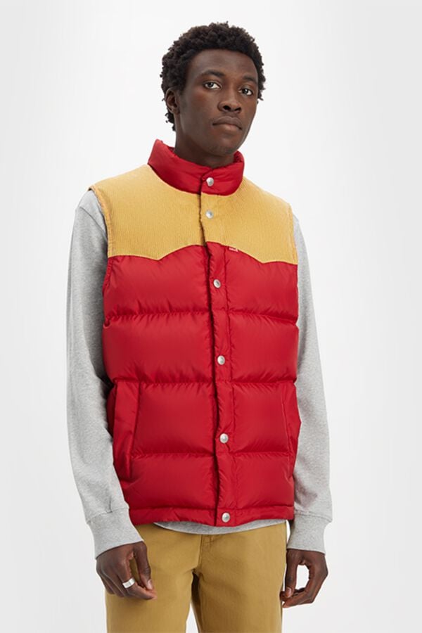 Levi's Chaleco acolchado Rojo