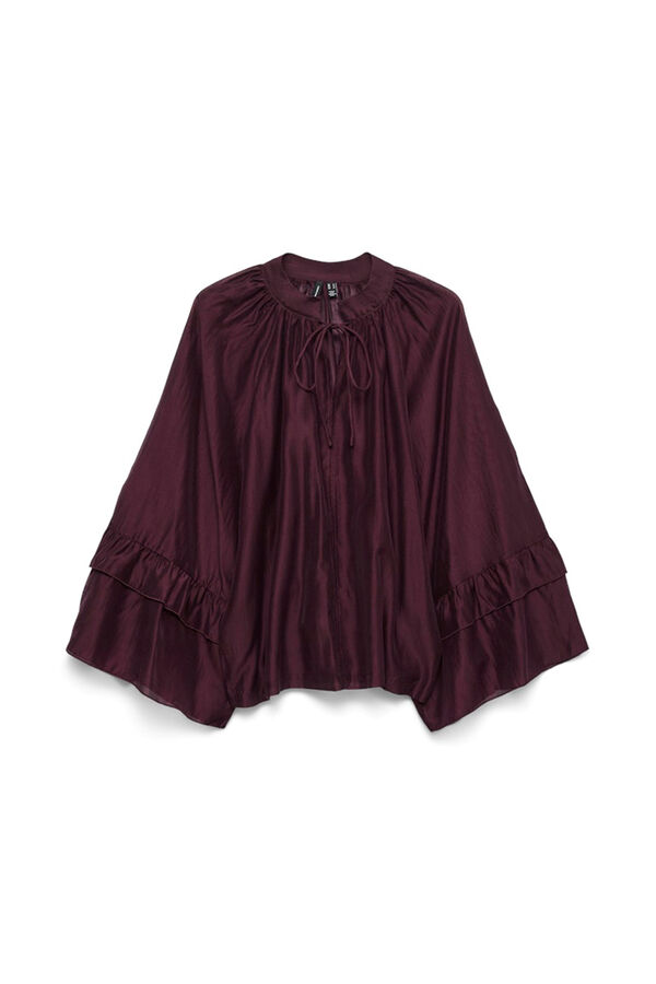 Vero Moda Blusa manga de volantes Morado