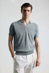 PuroEGO Polo punto jersey Azul