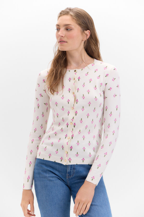 Cortefiel Casaco b&aacute;sico de malha Multicolorido