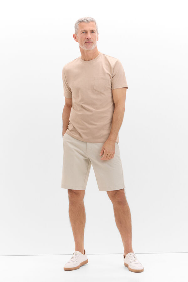 Cortefiel Bermuda chino Tostado