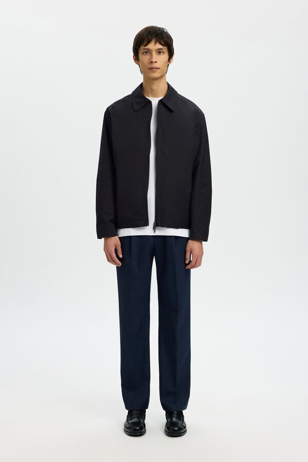 Selected Chaqueta ligera cremallera Negro