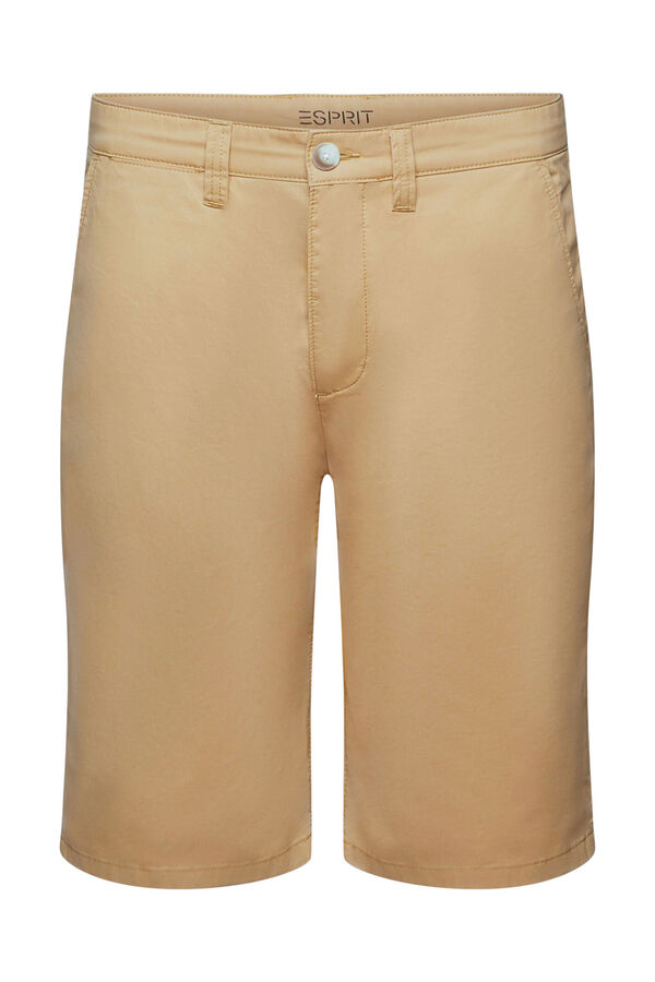 Esprit Chino bermuda 100% algodón sostenible Tostado