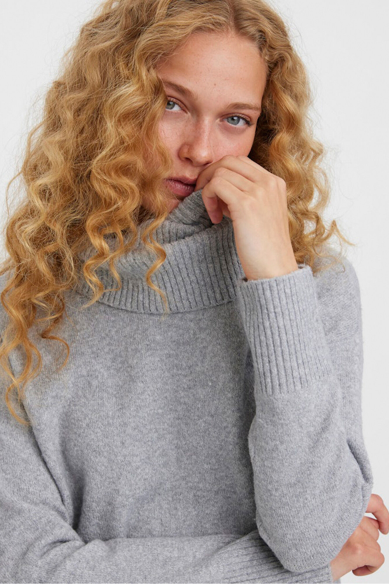 Vero Moda Jersey de punto cuello vuelto