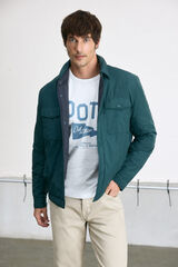 OOTO Blusão reversível Verde