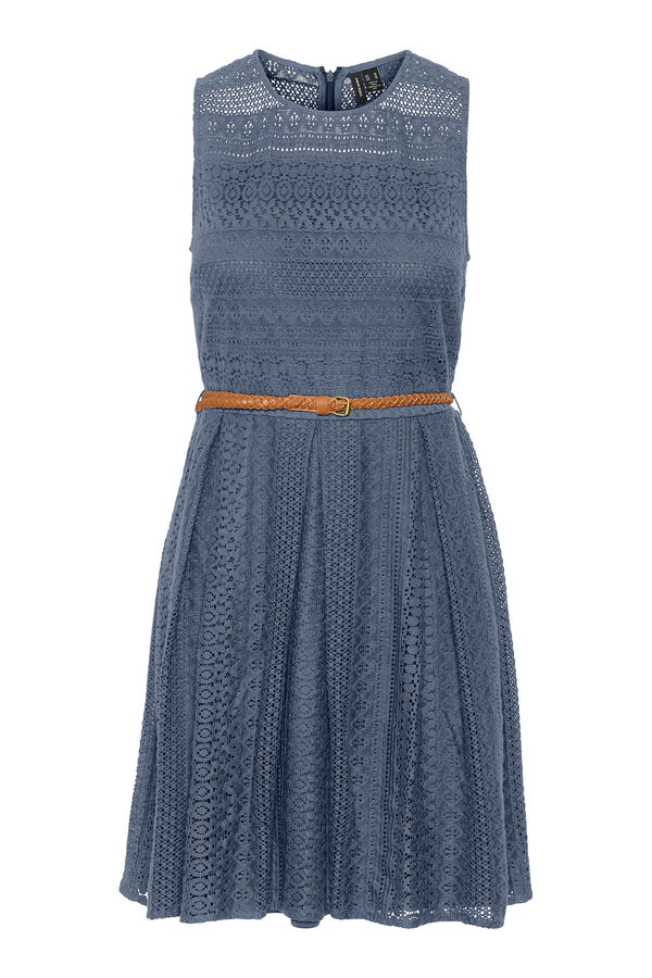 Vero Moda Vestido curto de al&ccedil;as  Azul