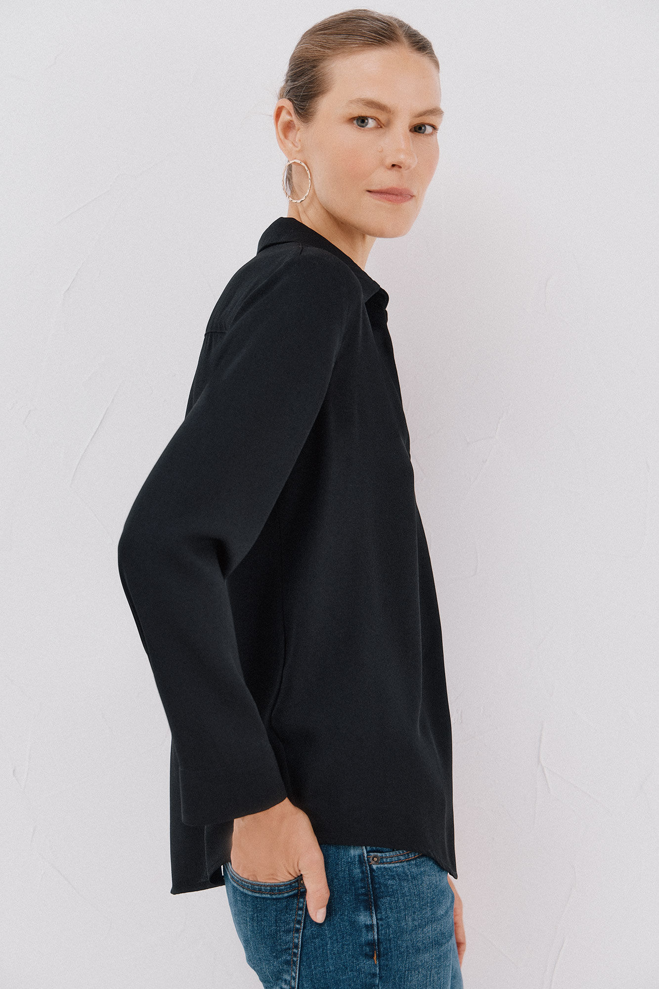 Cortefiel Camisa plissada