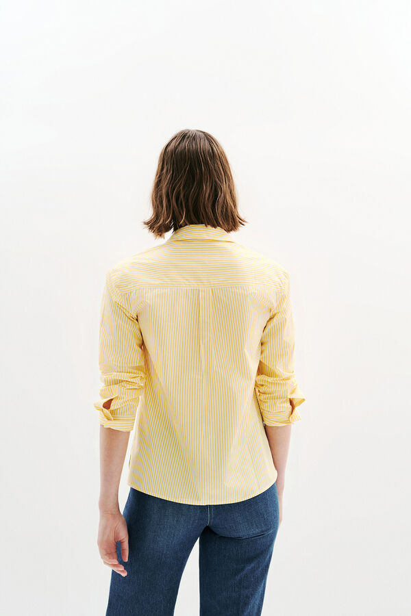 Caroll Blusa Camille Estampado amarillo