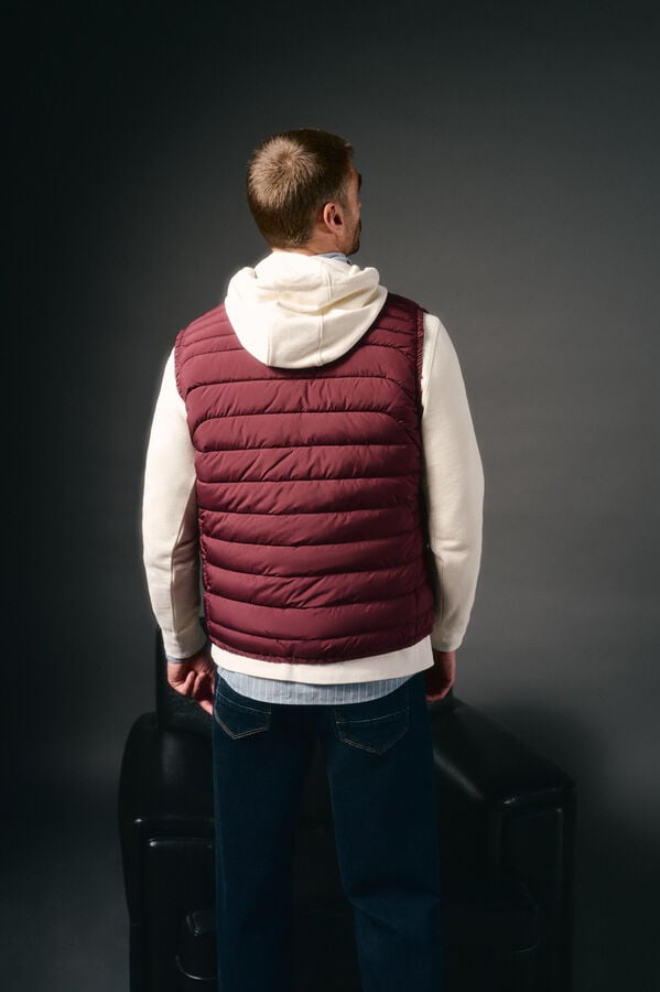 OOTO Chaleco acolchado ultralight Granate