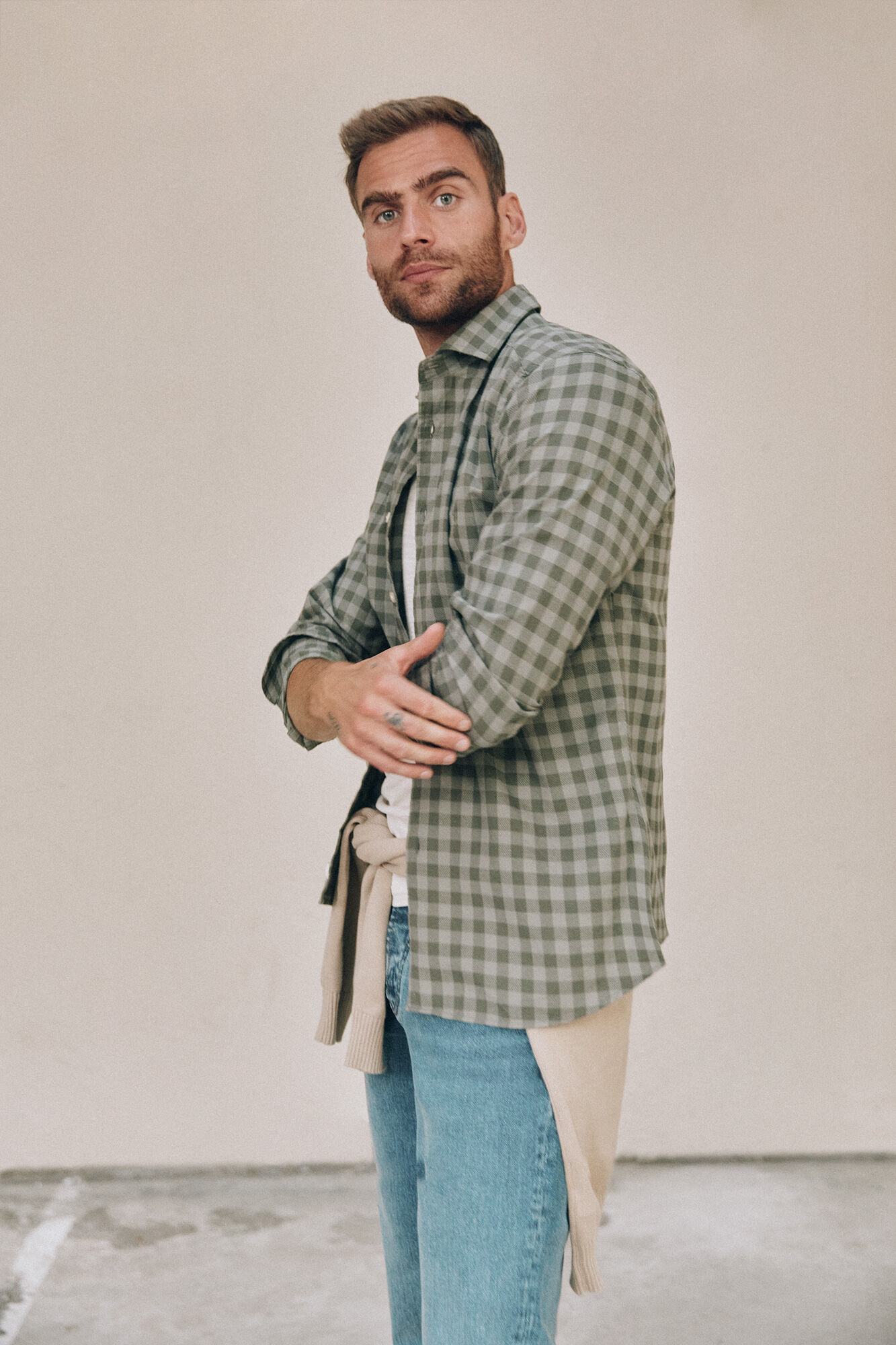 OOTO Camisa gola italiana slim