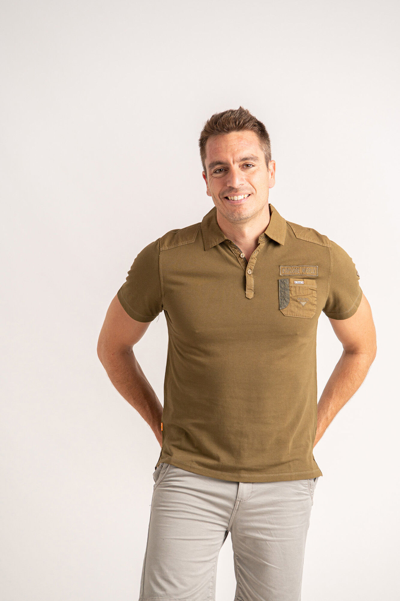 Privata Polo manga corta 100% algod&oacute;n