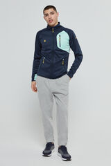 Izas Chaqueta de Polar Stretch Azul marino