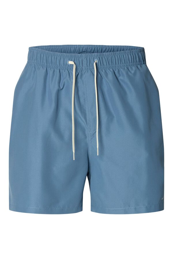 Selected Ba&ntilde;ador liso Azul