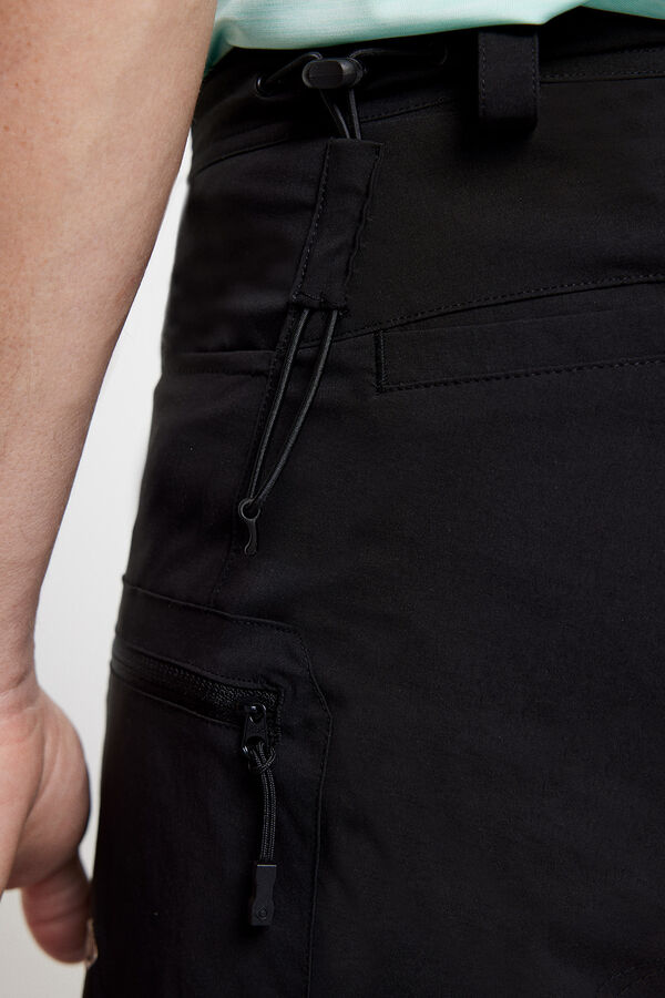 Cortefiel Pantalones cortos ligeros Negro