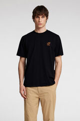 Selected T-shirt de manga curta Preto