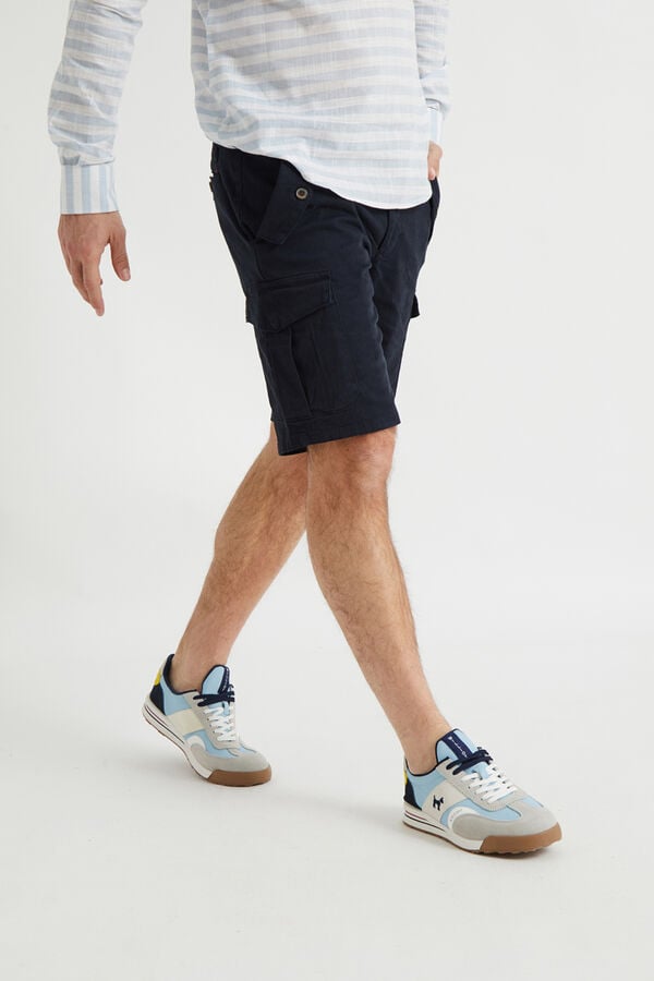 Williot Bermudas Cargo Azul