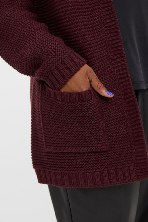 Vero Moda Curve C&aacute;rdigan b&aacute;sico de punto Curve Rojo