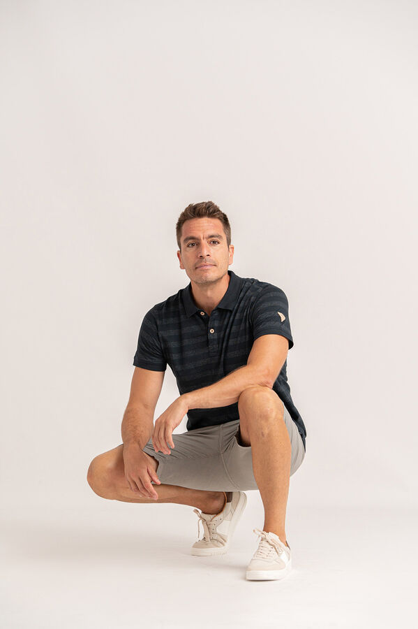 Privata Polo manga corta 100% algod&oacute;n Azul marino