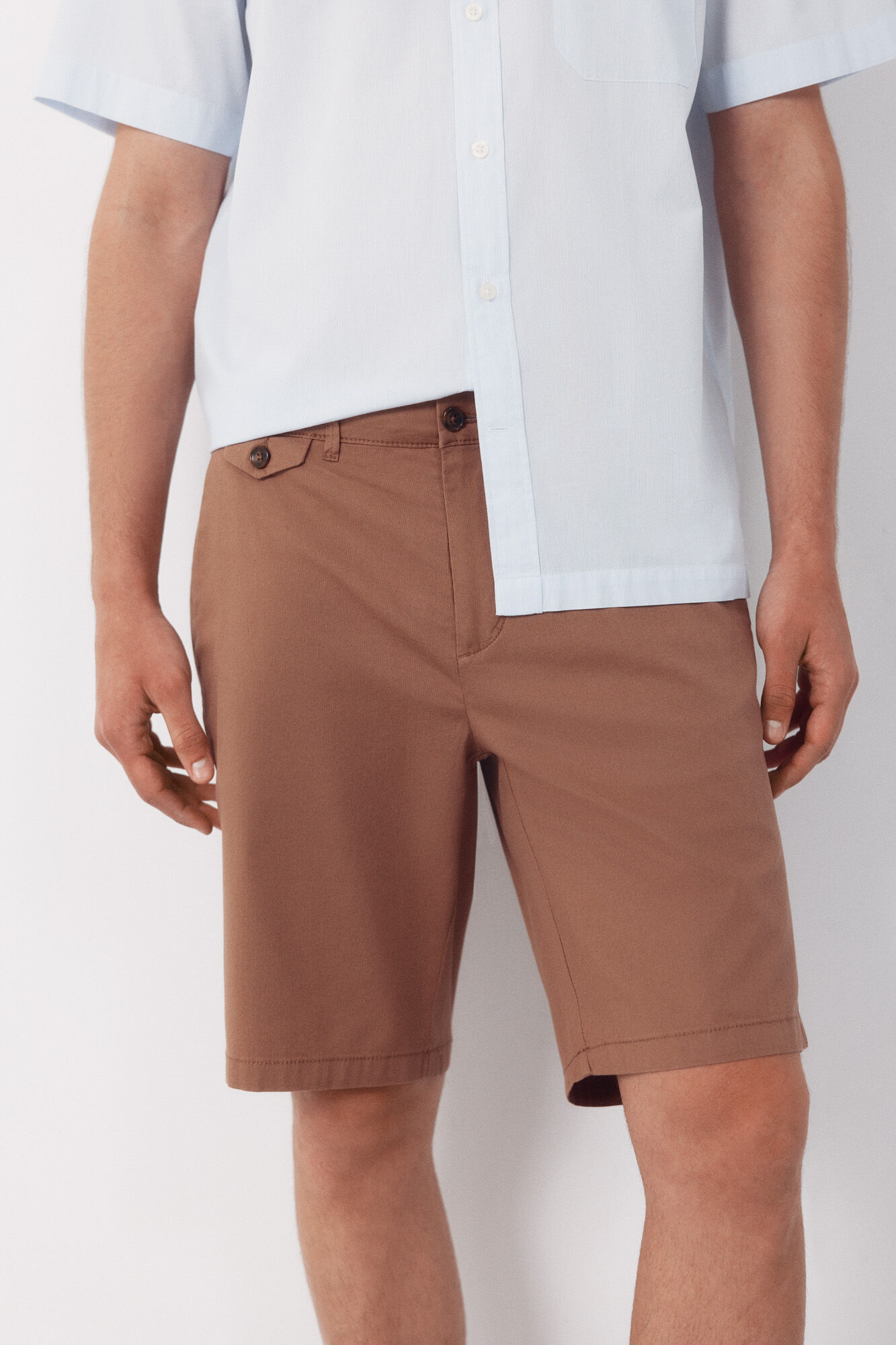 Cortefiel Bermuda chino estampada ligera