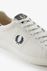 Fred Perry Sapatilhas Spencer pele Ecru