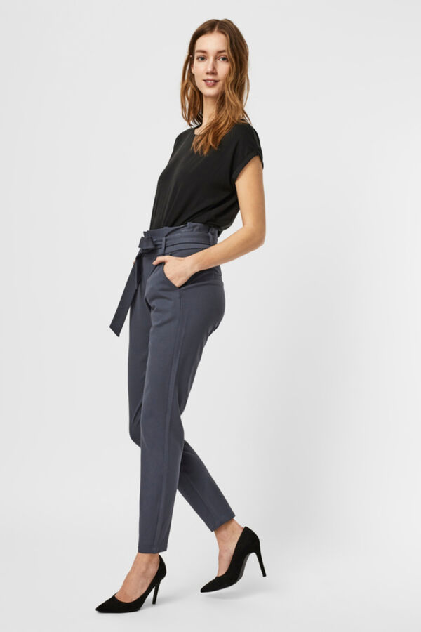 Vero Moda Cal&ccedil;as paperbag Azul