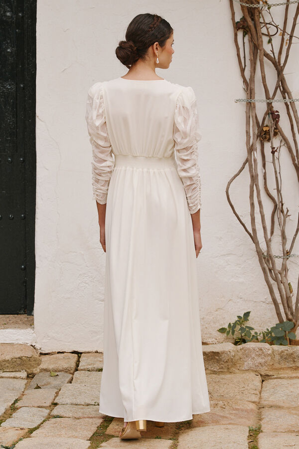 Pol&iacute;n Et Moi Vestido de novia Lirio Blanco