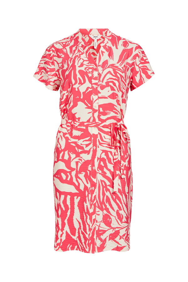 Object Vestido curto estampado Cinzento