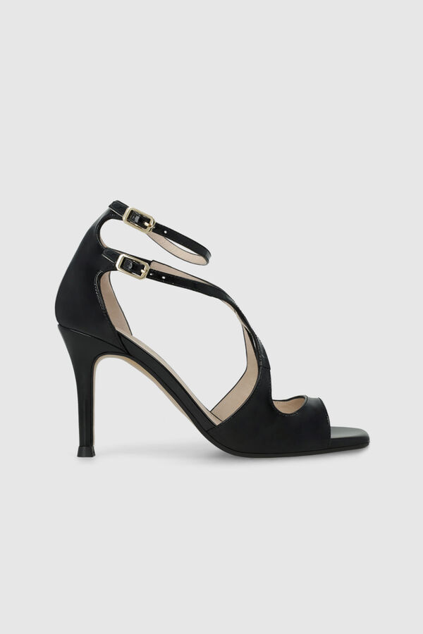 Lodi Sandalia tac&oacute;n Negro