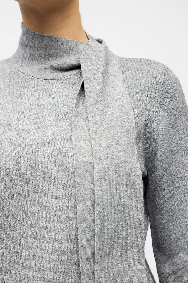 Object Camisola com la&ccedil;o macio Cinzento