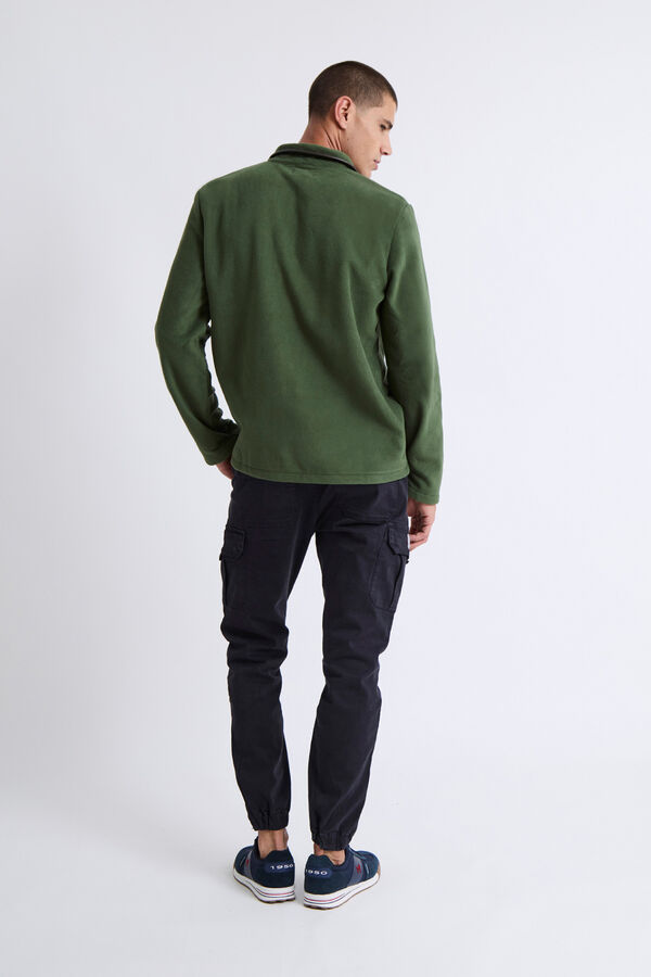 Williot Jersey Polar Media Cremallera Kaki