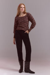 Slowlove Su&eacute;ter estruturado ondulado Subiu