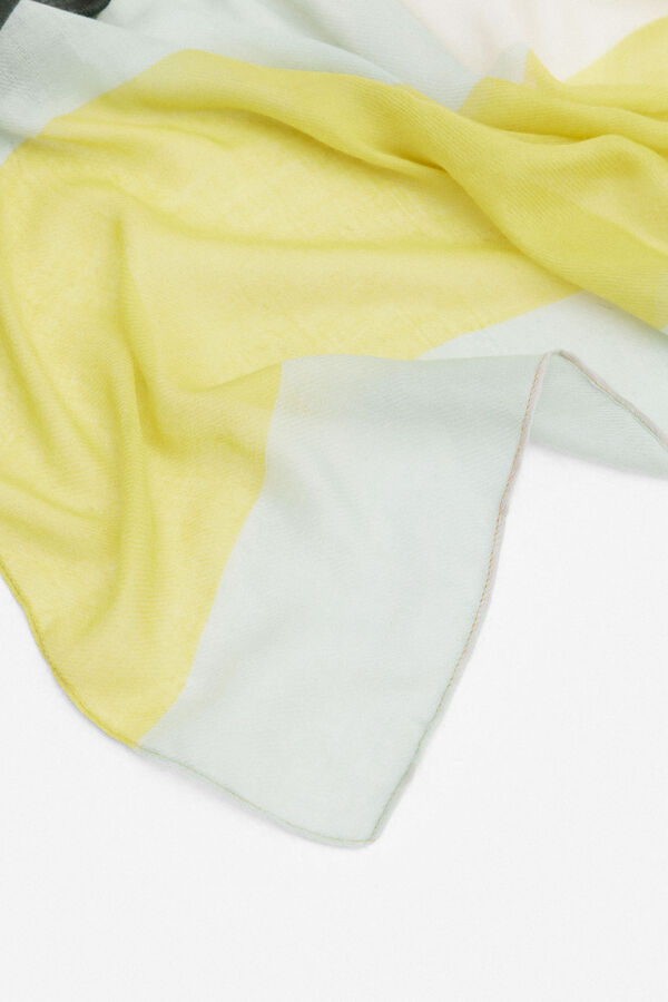 Cortefiel Len&ccedil;o de seda geom&eacute;trico Multicolorido