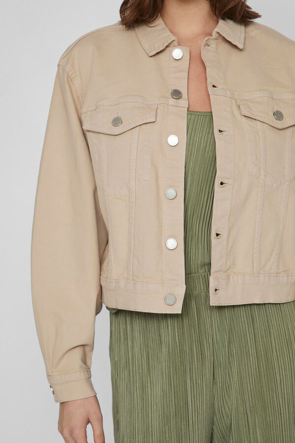 Vila Chaqueta corta vaquera Gris